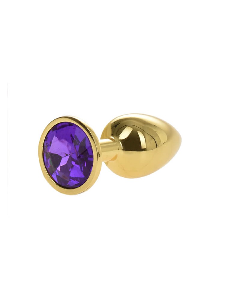 Buttplug Small Gold/Purple - nss4038027