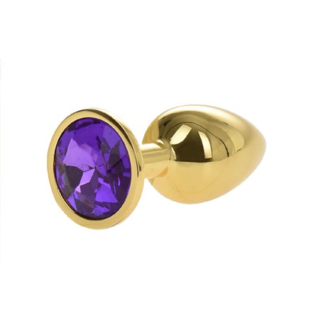 Buttplug Small Gold/Purple - nss4038027