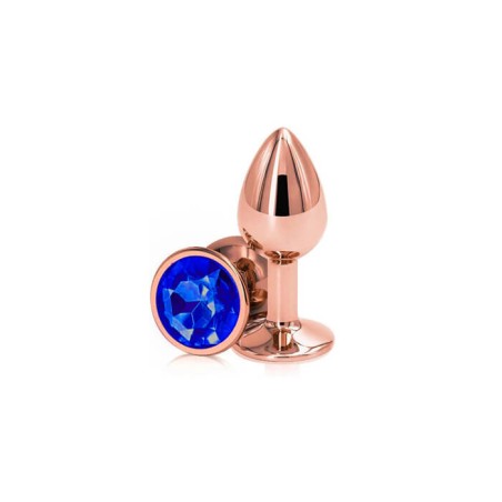 Buttplug Small Rose Gold/Blue - nss4038034