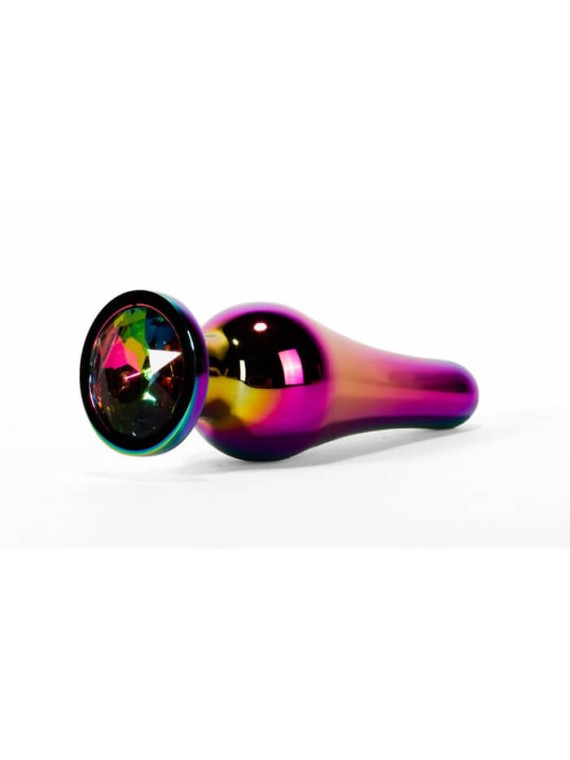 X-Men Rainbow Colour Metal ButtPlug L - nss4038081