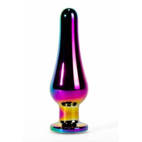 X-Men Rainbow Colour Metal ButtPlug L - nss4038081