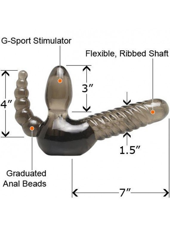 Strapless Strap-on With Anal Stimulator - nss4060031