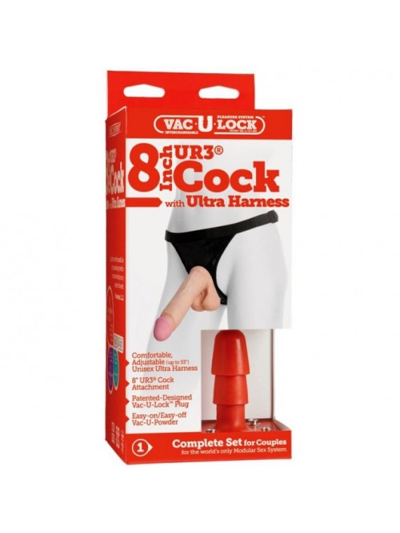 Cock With Ultra Harness 8inch - nss4060033