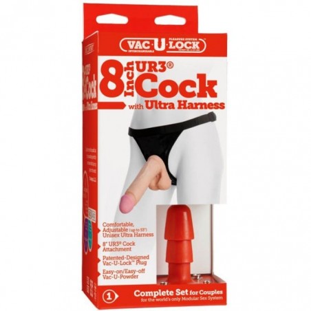 Cock With Ultra Harness 8inch - nss4060033