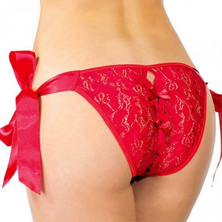 Sexy Red Lace Panty - nss4015085