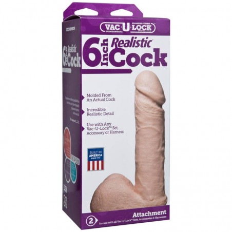 Vac-u-Lock 6inch cock II - nss4060040