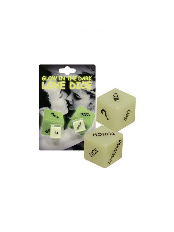 Glow in the Dark Love Dice - nss4064020