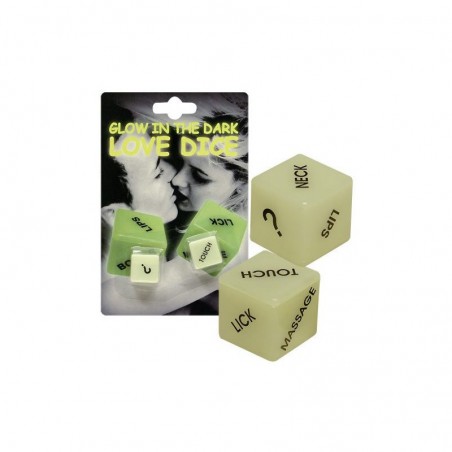 Glow in the Dark Love Dice - nss4064020