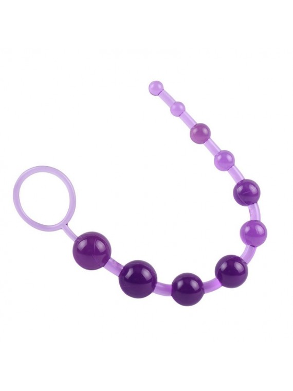 Sassy Anal Beads Purple - nss4090051