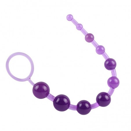Sassy Anal Beads Purple - nss4090051
