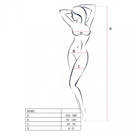 Passion Bodystocking White - nss4016087