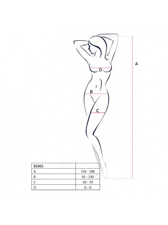 Passion Bodystocking White - nss4016094