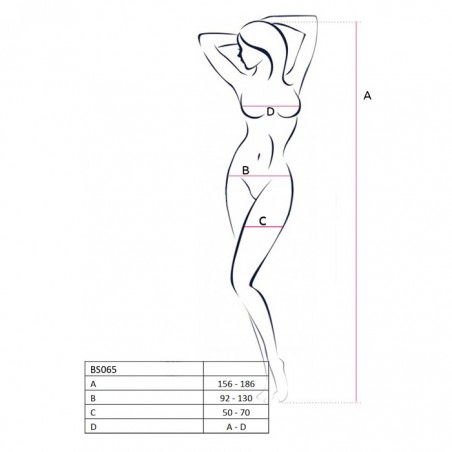 Passion Bodystocking White - nss4016094