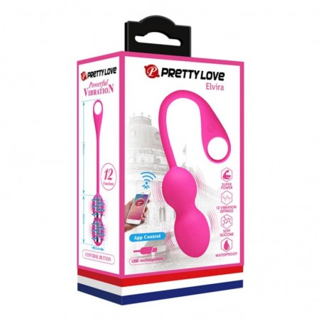 Pretty Love Elvira App Control vibrating Kegel Balls - nss4031050