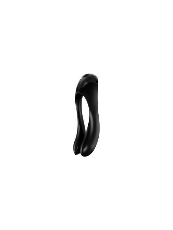 Satisfyer Candy Cane Finger Vibrator Black - nss4031047