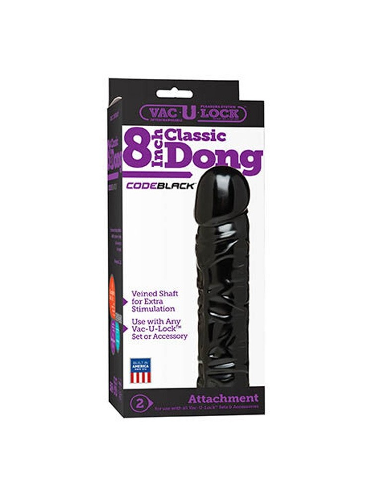 Black 8 Inch Dong - nss4060054