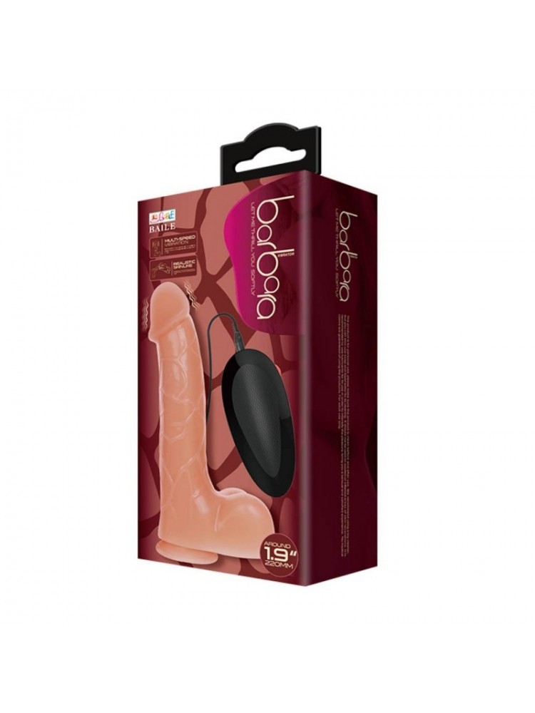 Barbara Realistic Vibrator Flesh 22 cm - nss4032095