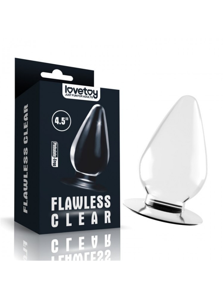 Flawless Clear Anal Plug - nss4038140
