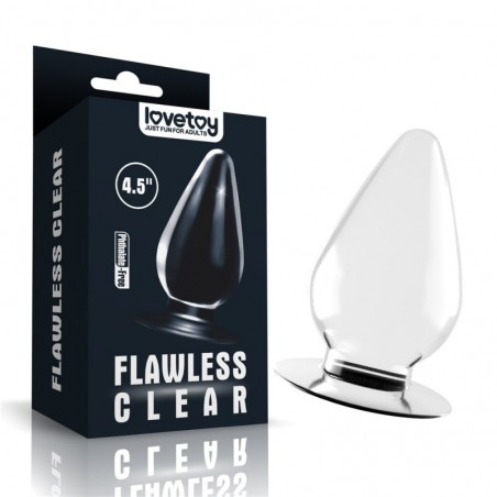 Flawless Clear Anal Plug - nss4038140