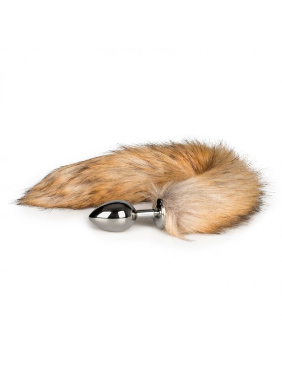 Fox Tail Plug Silver Medium - nss4038139