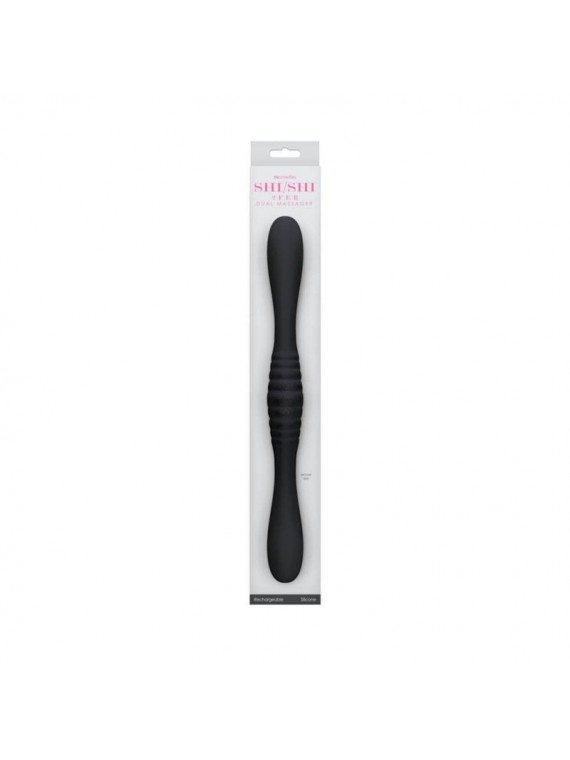 Shi Shi 2fer Dual Massager Black - nss4030013