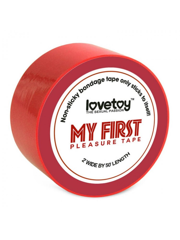 "My First" Non-Sticky Bondage Tape Red - nss4057183