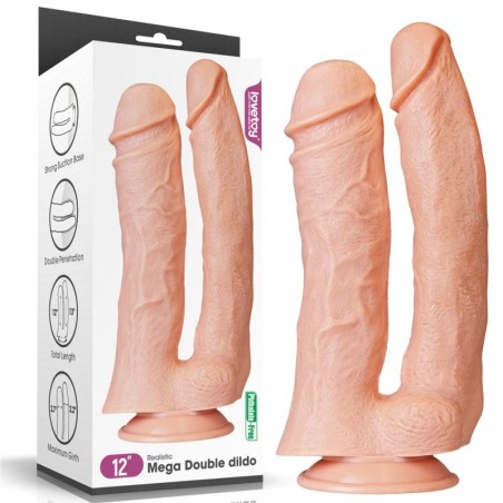 Realistic Mega Double Dildo 12″ - nss4030027