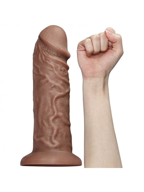 Realistic Chubby Vibrating Dildo 10,5" - nss4030028