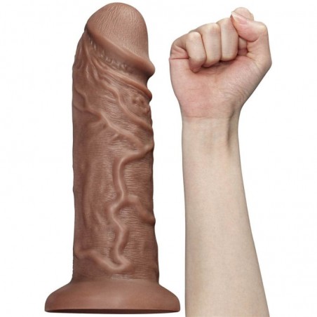 Realistic Chubby Vibrating Dildo 10,5" - nss4030028