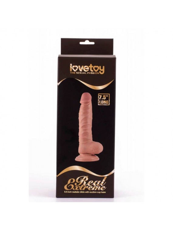 Lovetoy Real Extreme Dildo 7,5" - nss4032001