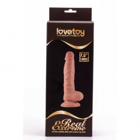 Lovetoy Real Extreme Dildo 7,5" - nss4032001
