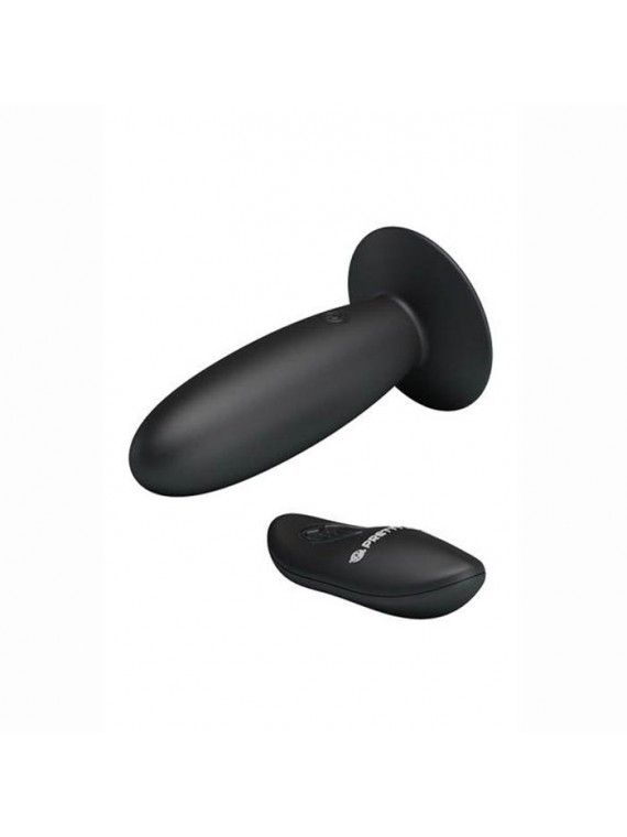 Butt Plug Pretty Love Remote Control Black - nss4038009