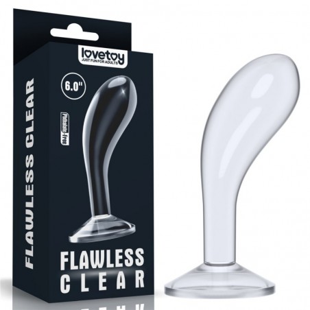 Flawless Clear Prostate Plug 6.0'' - nss4038046
