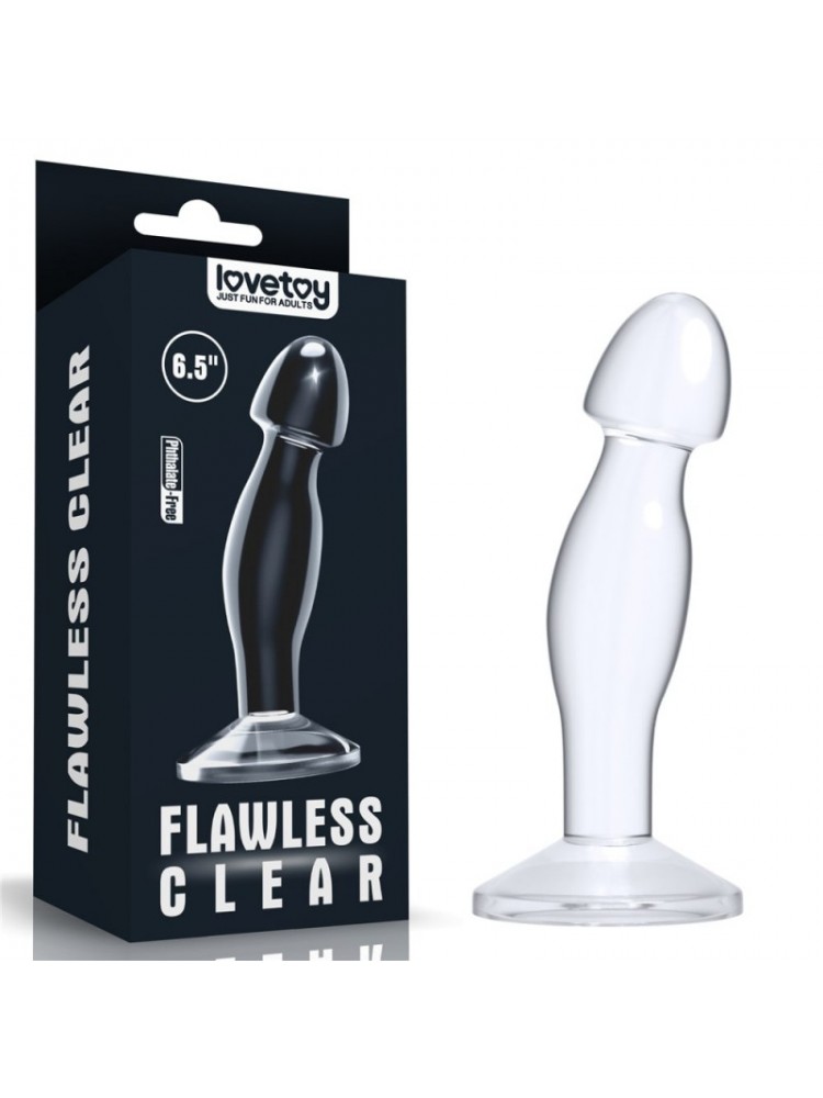 Flawless Clear Prostate Plug 6.5” - nss4038050