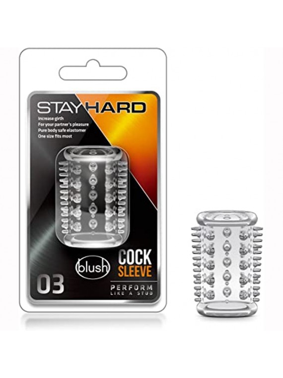 Stay Hard Cock Sleve 03 Clear - nss4020003