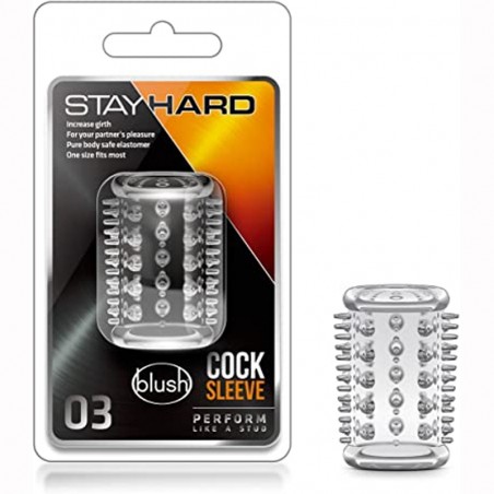 Stay Hard Cock Sleve 03 Clear - nss4020003