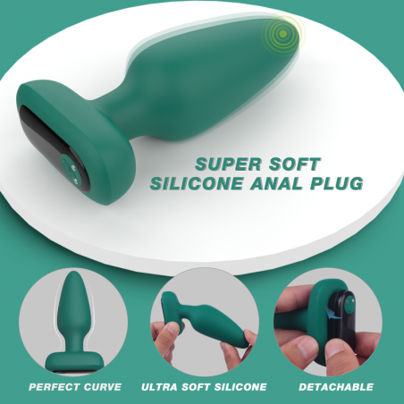 Vibrating Anal Plug Zurle Green - nss4038055
