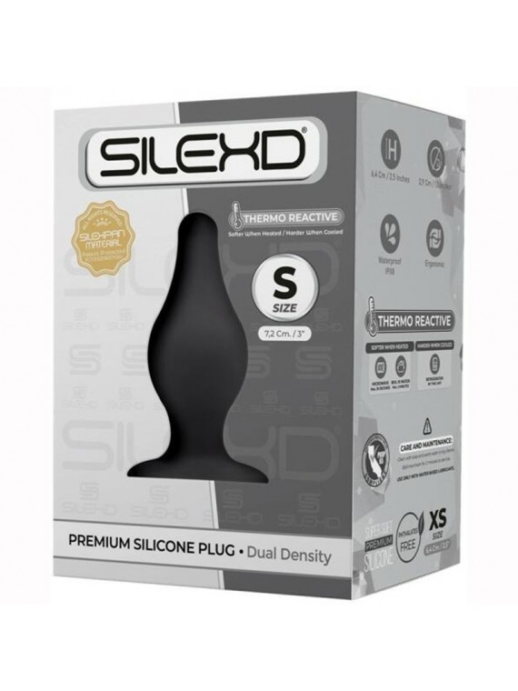 SILEXD Model 2 Silicone Plug S black - nss4038060