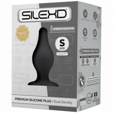 SILEXD Model 2 Silicone Plug S black - nss4038060