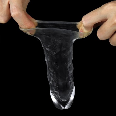 Flawless Clear Penis Sleeve Add 1” - nss4050057