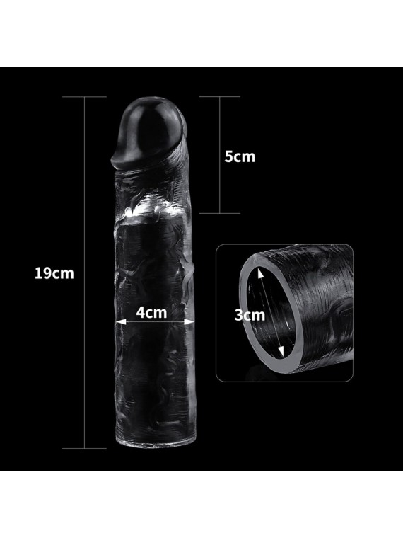 Flawless Clear Penis Sleeve Add 2” - nss4050087