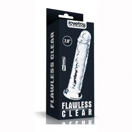 Flawless Clear Dildo 7.0” - nss4032057