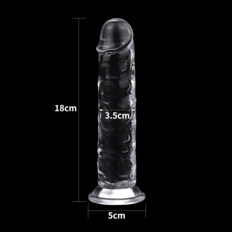 Flawless Clear Dildo 7.0” - nss4032057