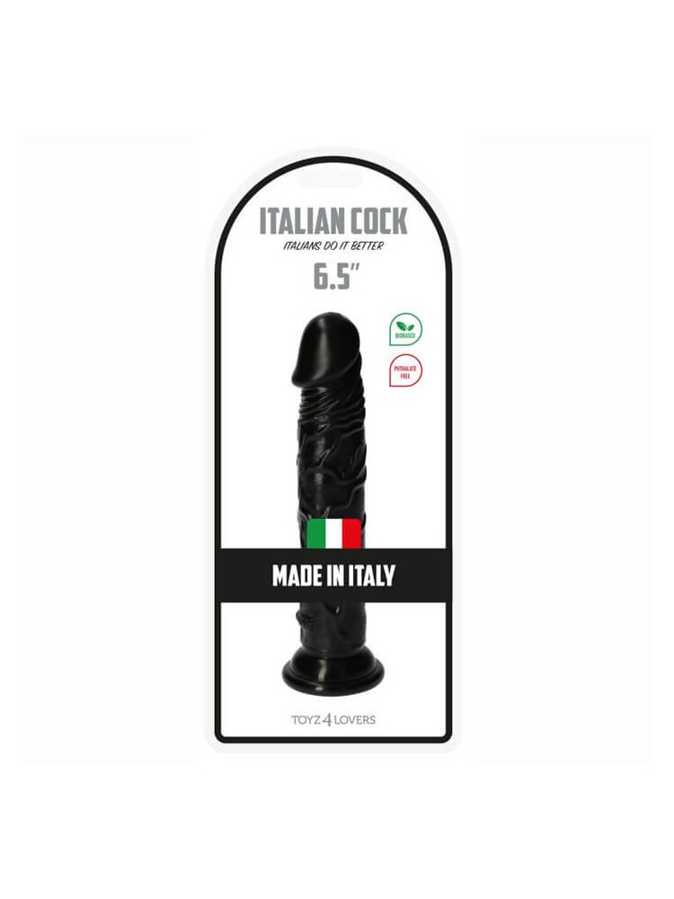 Italian Cock 6,5" Black - nss4032058