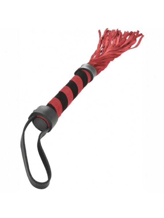 Eco leather whip red/black - nss4052007