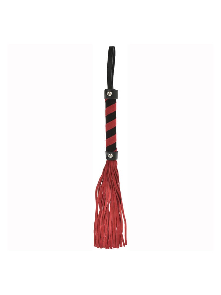 Eco leather whip red/black - nss4052007