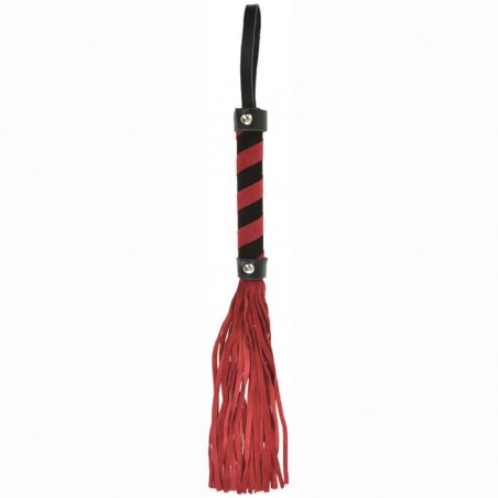 Eco leather whip red/black - nss4052007