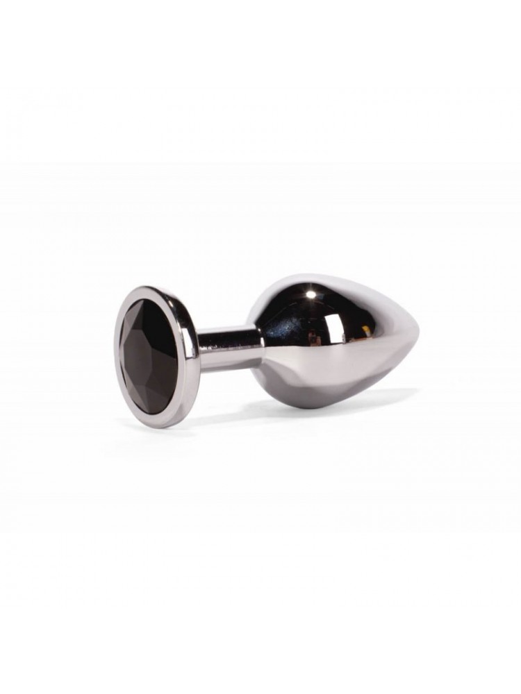 X-MEN Secret Shine Metal Butt Plug Black M - nss4038159