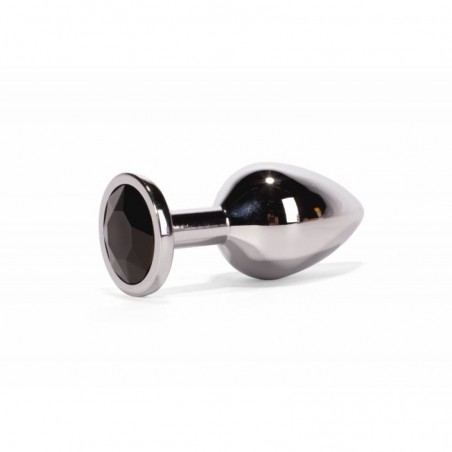 X-MEN Secret Shine Metal Butt Plug Black M - nss4038159