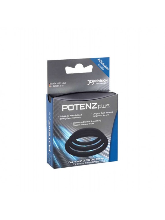 Potenz Plus 3 Cock Rings - nss4020040